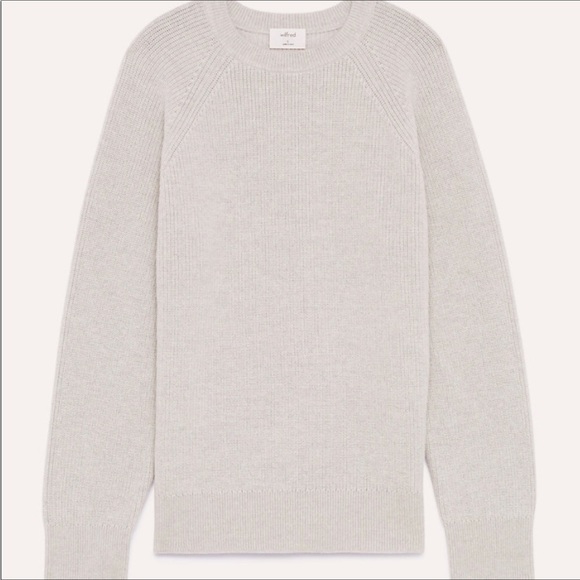 Aritzia Wilfred Constance Sweater- Gray- Size S - Picture 4 of 9